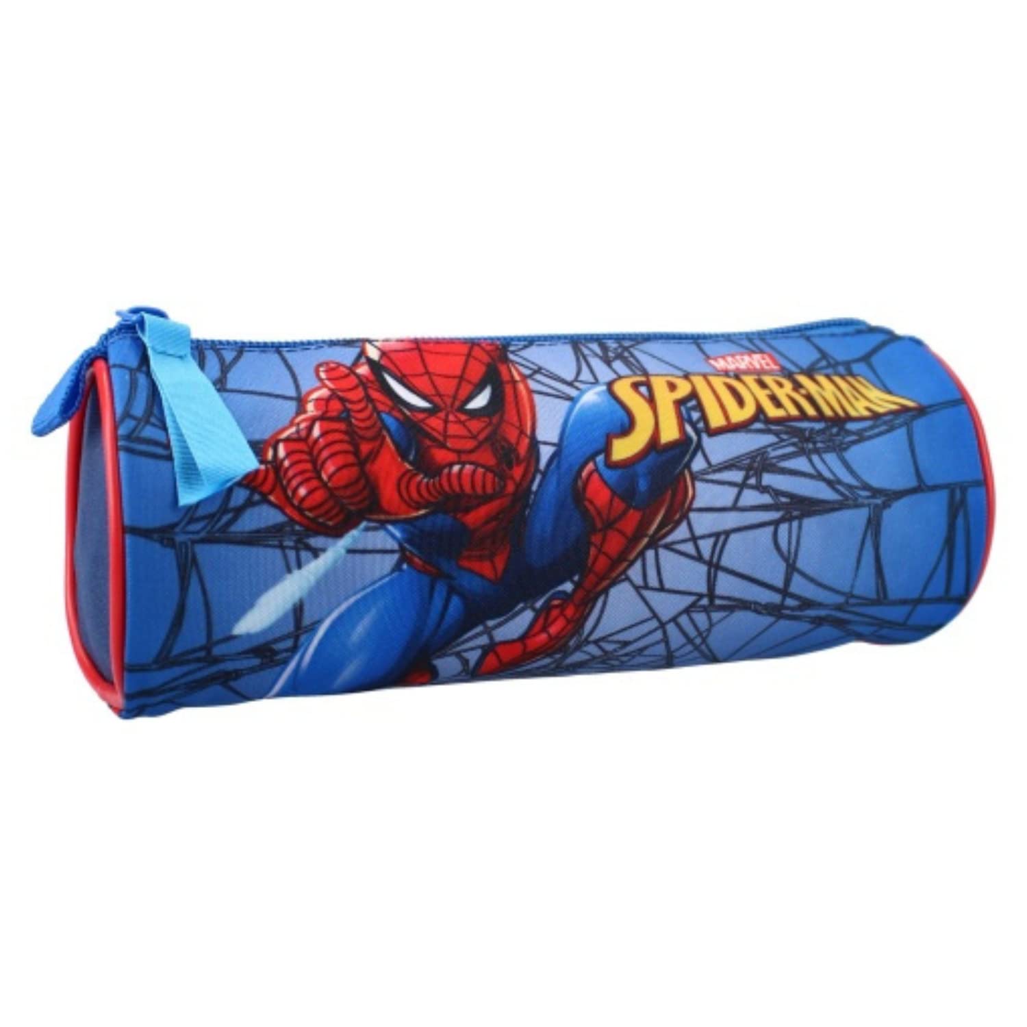 mybagstory - Pencil case - Spider Man - Child - School - Primary - Kindergarten - Daycare - Nursery - Boy Pencil Case - Size 21 cm, Blue, S