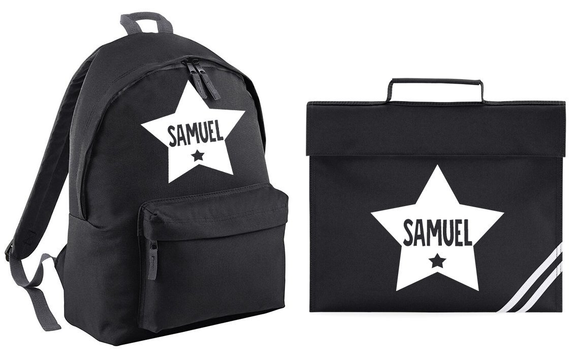 personalised school book bags