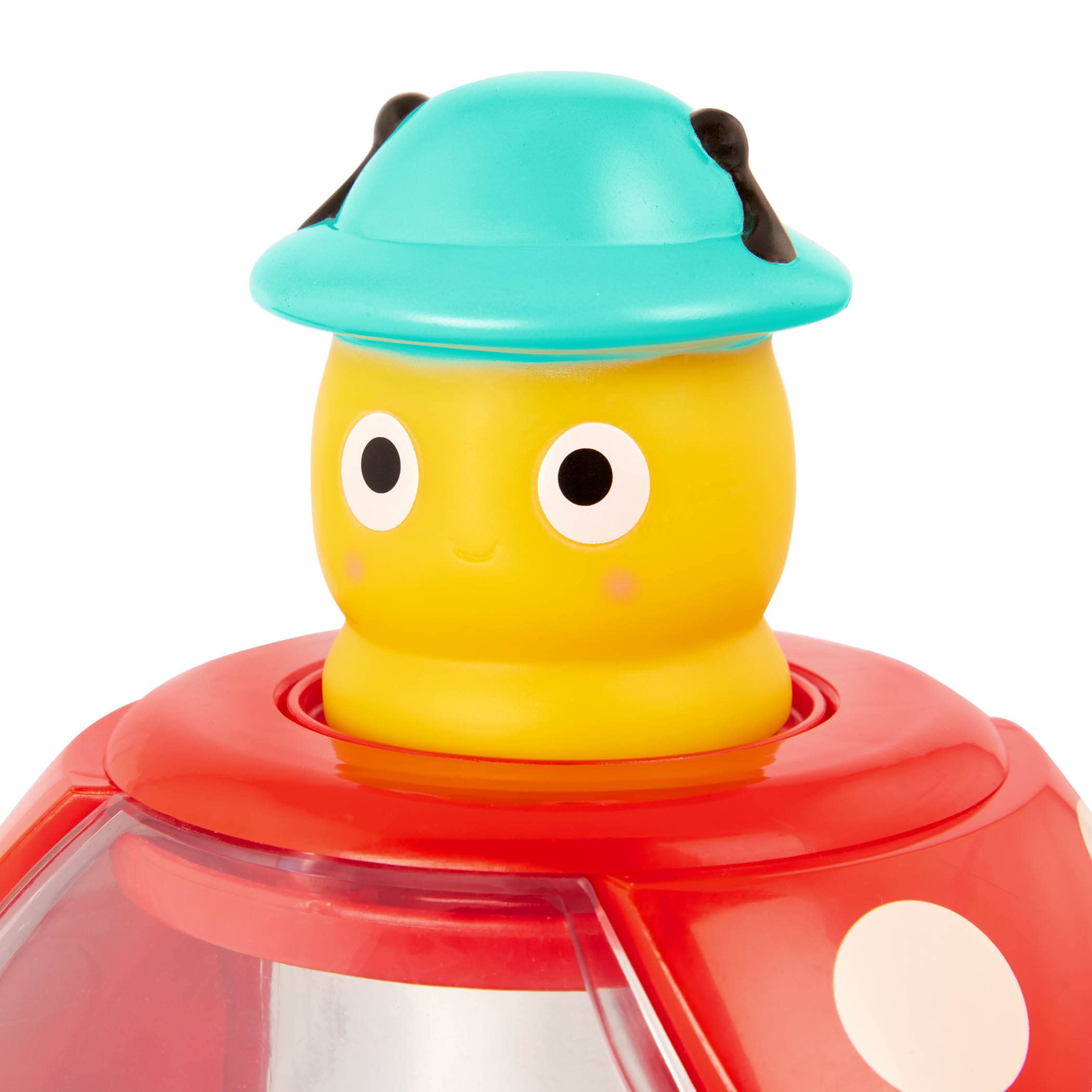 Battat – Ladybug Toy – Ball Popper – Toy For Toddlers – 20 Small & Colorful Balls – 12+ Months –Pushtop