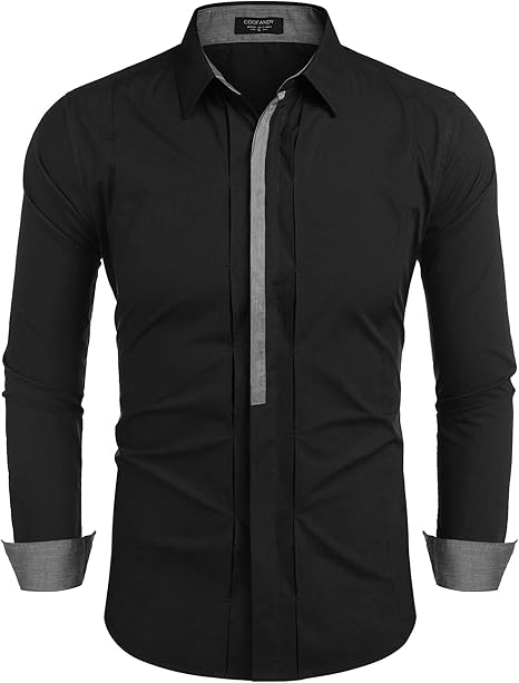 amazon men's button down dress shirts