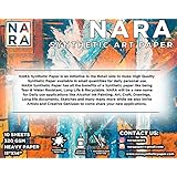 NARA Paper for Alcohol Ink Painting (320 GSM, Heavy Paper, 11