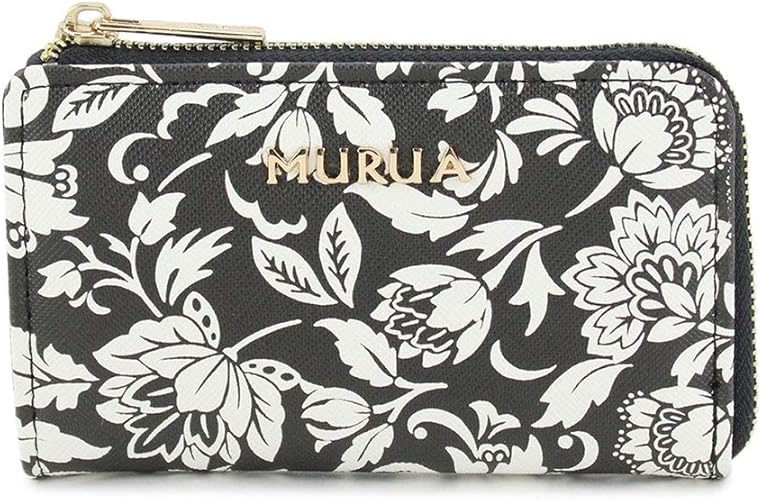 Amazon Murua ムルーア キーケース フラワーシリーズ Mr W863 ブラック Murua ムルーア キーケース
