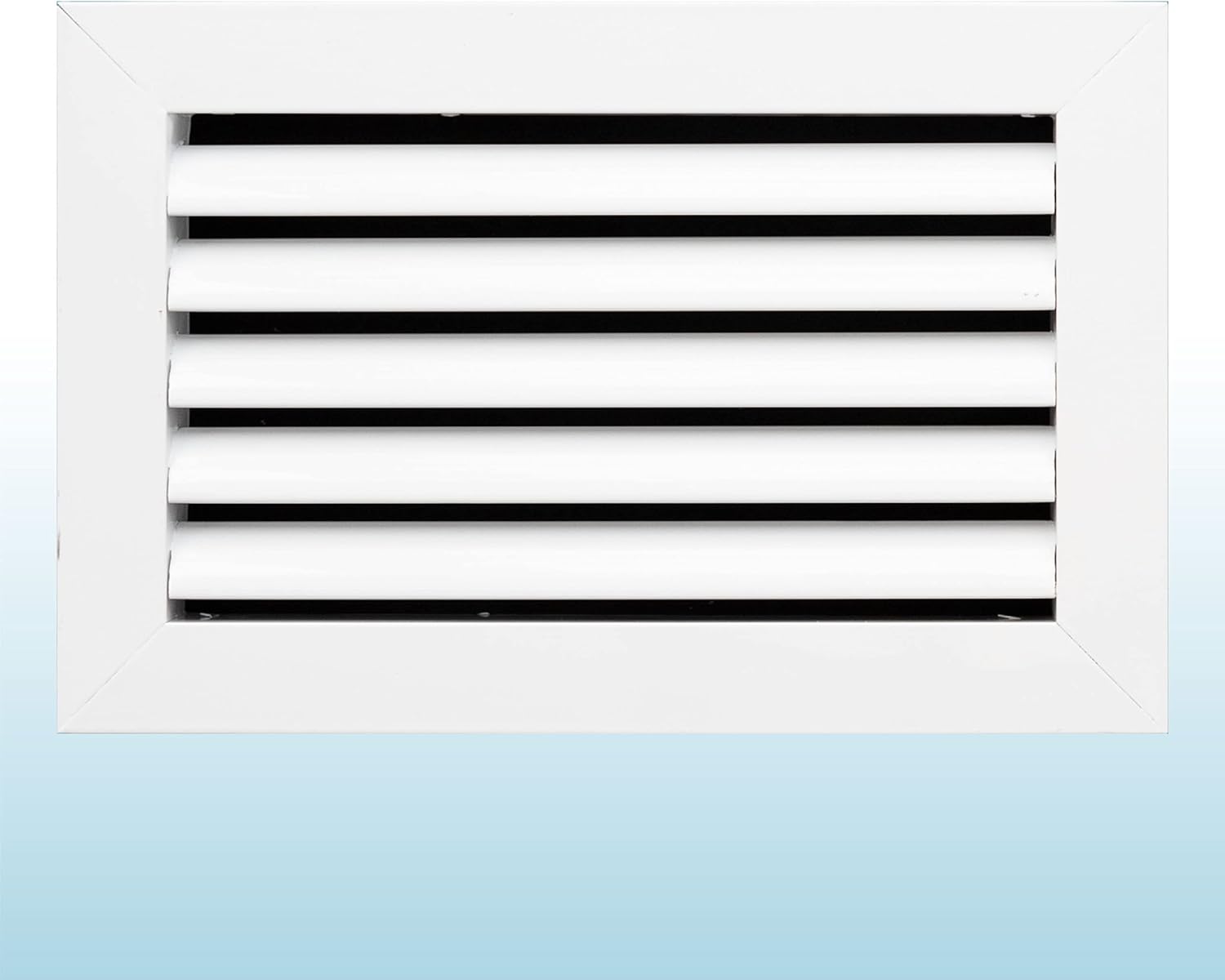 Registers, Grilles & Vents - 10x6 Aluminum Return Grille Vent Cover for HVAC Ceiling/Sidewall. Easy Air Flow. Gable Vents. Designed for air Extraction. (11.6x7.6