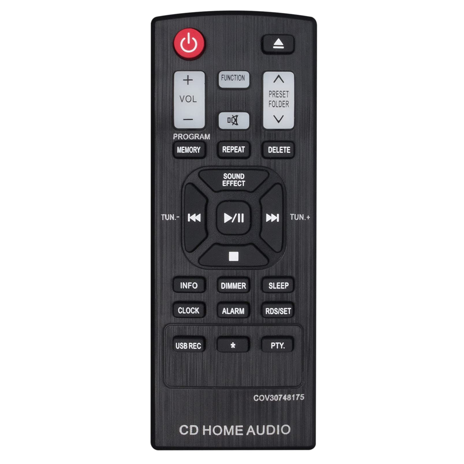 ALLIMITY COV30748175 Remote Control Replace fit for LG Micro Hi-Fi Audio System CM2460 CM2460DAB CMS2460F CM2440 XA14 XA14-D0U