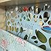 TTSAM 18PCS Silver Mirror Decals Acrylic Cobblestone Shape Wall Stickers(Not a Real Mirror), Cobblestone Shape DIY Decor for Home Room Bedroom Office Decoration Silver Mirror
