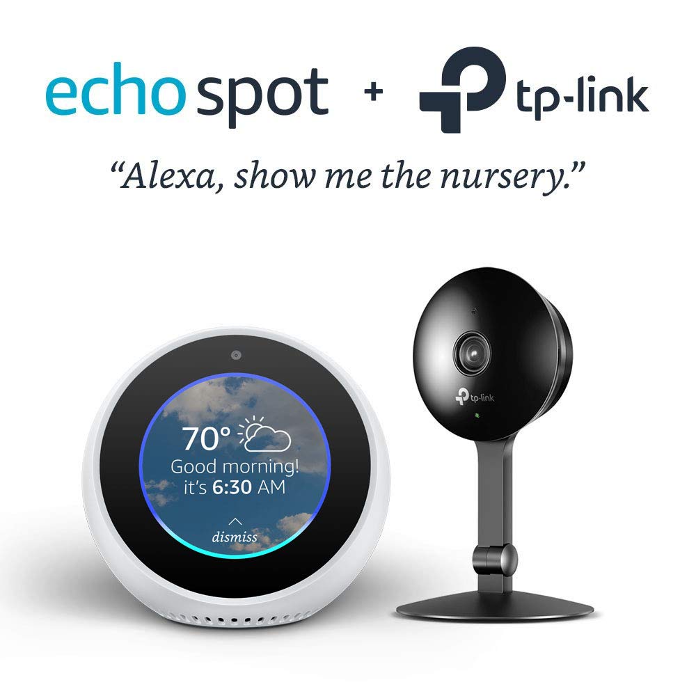 Echo Spot White Tp Link Kasa Cam #tp #link #and #smartthings Echo Spot White Tp Link Kasa Cam