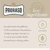 Proraso Shaving Cream Tube Sensitive 150ml Oat Green Tea Italy White view 6
