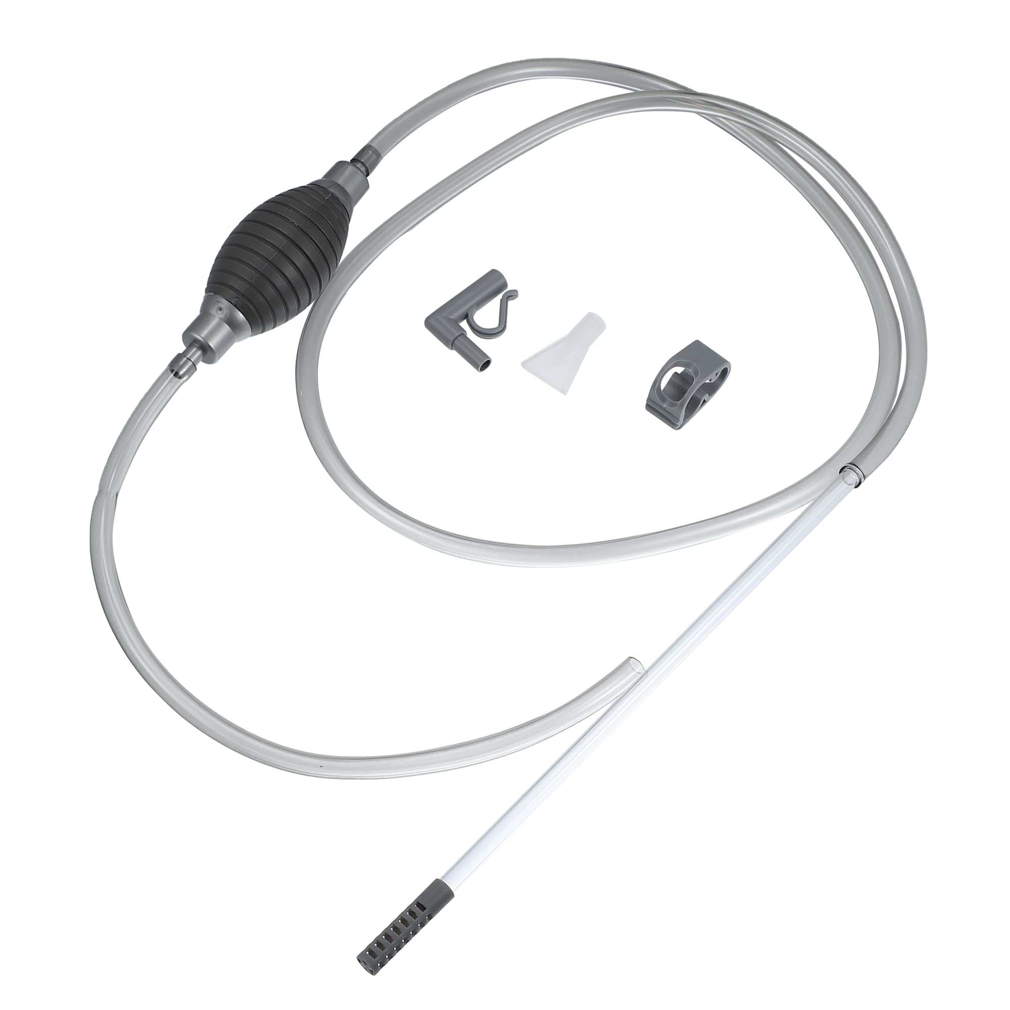 VOCOSTE Python Aquarium Water Changer with Flat Sucker, Gray, 74.8" Long