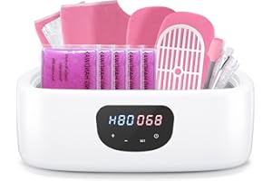 Paraffin Wax Machine for Hand and Feet - Everything in One Kit BTArtbox Paraffin Wax Warmer Paraffin Wax Refills Mitts Booties Liners, Soothing Relief with Parrafin Hot Wax At Home Paraffin Wax Bath