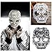 Sexy Skull Face Masquerade Masks Mardi Gras Costumes with Rhinestones (Black)