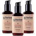Thrive Natural Care Moisturizing Mineral Face Sunscreen SPF 30, 2 Ounces, Lightweight Moisturizer Broad-Spectrum Natural Face Sunblock with Clear Zinc Oxide & Antioxidants, Vegan Non Greasy, Pack of 3