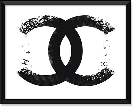 Amazon Co Jp Chanelロゴアート 現代図 ミニマリストポスター ホームデコレーション カレッジ寮の部屋装飾 壁アート 5x7 Art Print Sd0450b ホーム キッチン