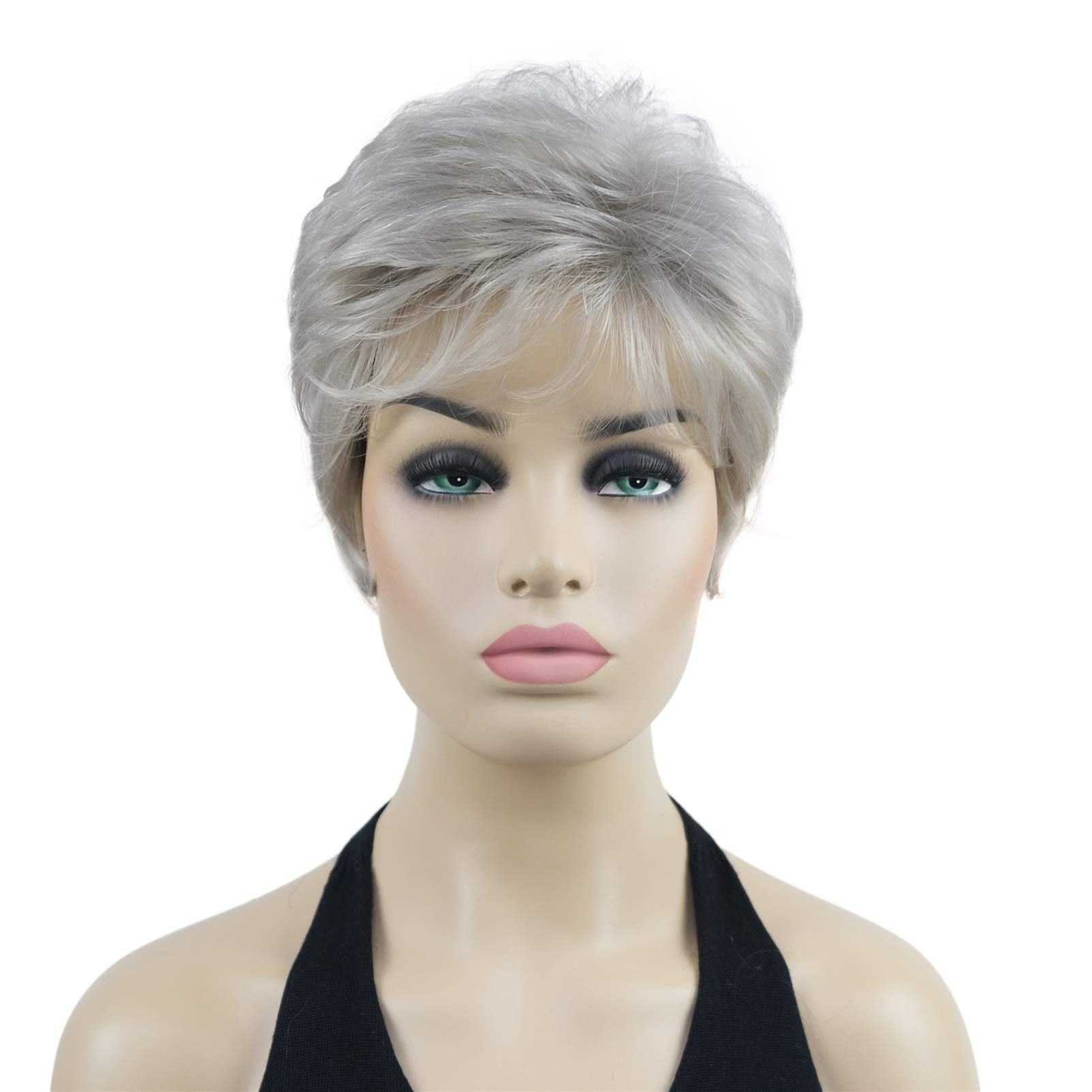 Lydell 6" Women's Short Wigs Soft Wavy Natural Synthetic Wig Layered Movement Classic Styled (101)