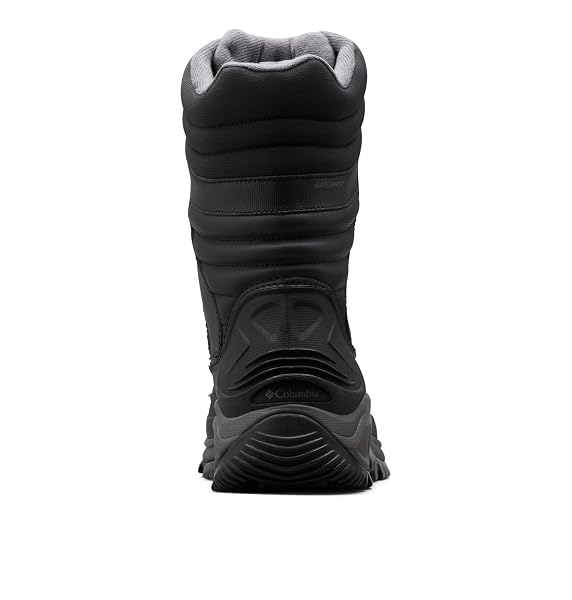 COLUMBIA MENS BUGABOO III XTM WATERPROOF INSULATED SNOW BOOT, BLACK/COLUMBIA GREY, 13