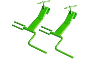 Iweshal Winch Strap Winder, Cargo Tie-Downs Strap Winder for Trailers, Trucks, Vans, Warehouses, Roll-up to 4" Wide Winch Straps, Green-2 Pack