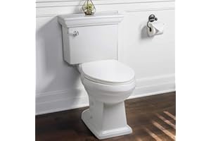 Miseno MNO240C3BWH Miseno MNO240C3 Santi Two-Piece High-Efficiency Toilet with Elongated Chair Height Bowl - Includes Soft Close Seat, Wax Ring Kit, and Mesa Style Tank Lid