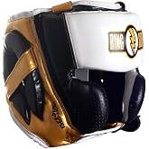 Ringside Youth Training Headgear, Black/White/Neon, Small/Medium