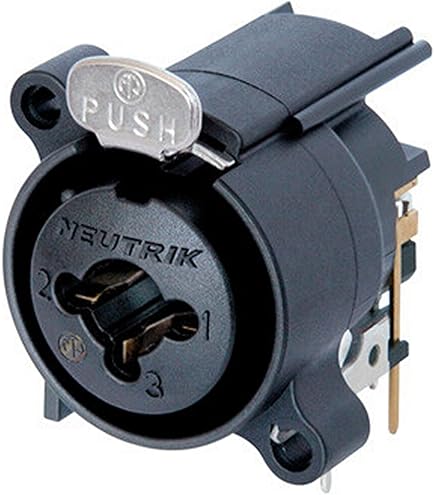 Amazon.com: Neutrik NCJ6FA-V 3-Pole XLR Female Receptacle with 1/4