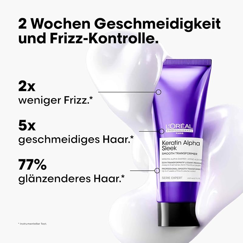L'Oréal Professionnel Keratin Alpha Sleek Smooth Transformer, 200ml