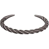 HAQUIL Retro Vintage Antique Twisted Cuff Bracelet Jewelry Gift for Men and Women (2)