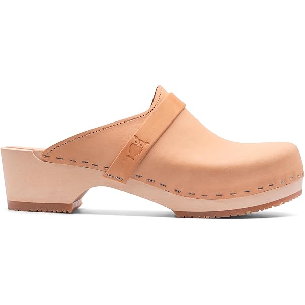 Ledi Anatomic 434 Leather Slip-On Clogs - Women's Comfort Sandals/Mules With Adjustable Strap