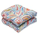 Pillow Perfect Outdoor Kissen Ummi Geflecht – Buntes Paisley-Muster, Wetterfest, 112x48 Cm