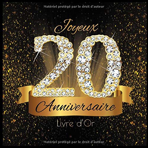 Amazon Com Livre D Or Ans Anniversaire Souvenir Or Noir I Felicitations Ecrites I Registre Des Cadeaux I Idee Cadeau Pour Les Ans I Joyeux Anniversaire Diamant Decoration French Edition Festive Diamant