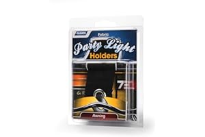 Camco 42733 RV Fabric Party Light Holders,Black,7 Pack