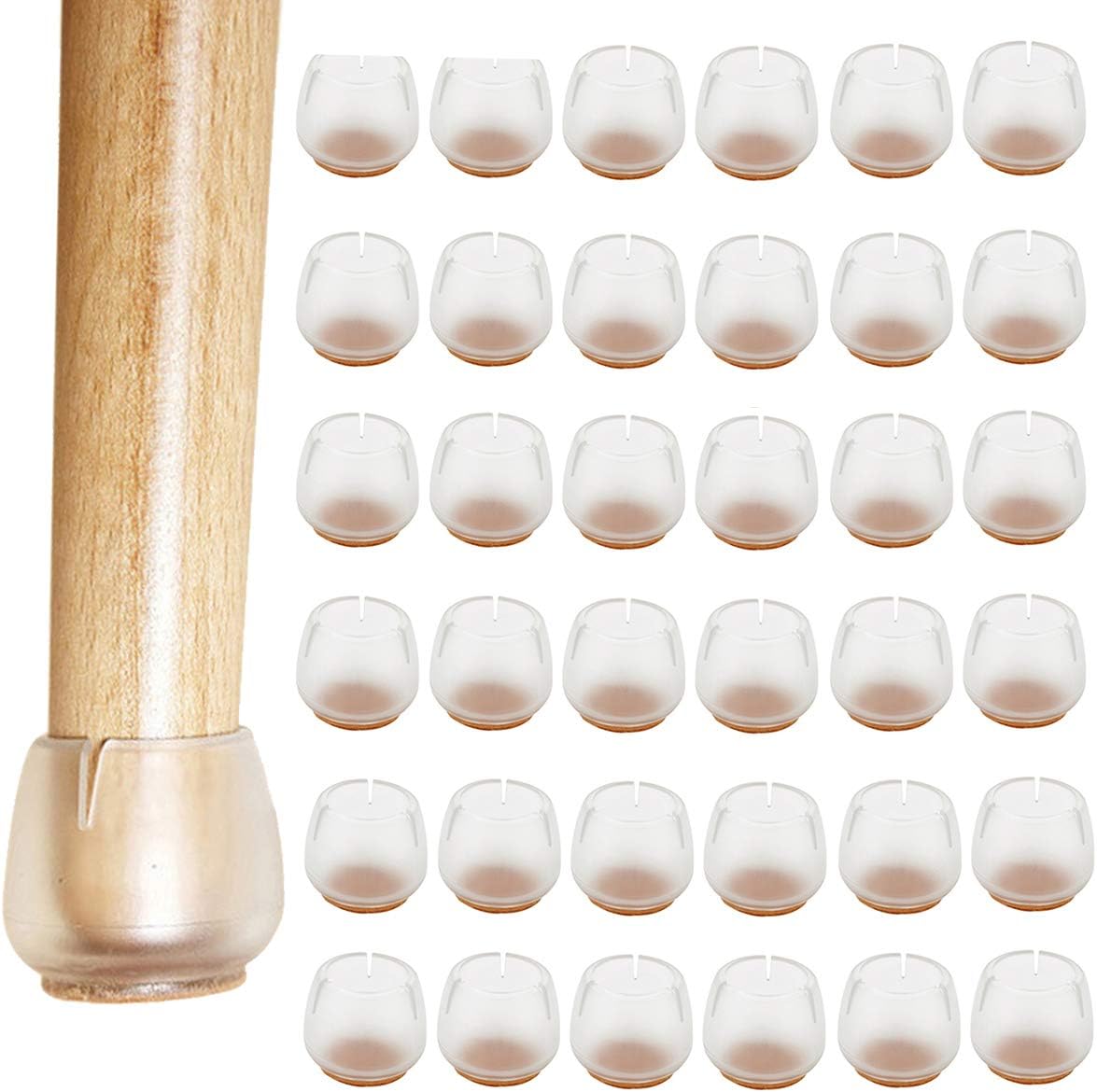 TheStriven 36 Stuck Silikon Stuhl Kappen Füße Pads Silikon ...