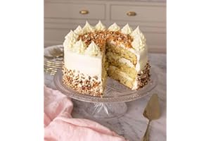 CAMILLES GOODIES Camille's Goodies: Italian Cream Cake, Moist and Flavorful, Cream Cheese Frosting with Coconut and Walnuts, Homemade Perfection