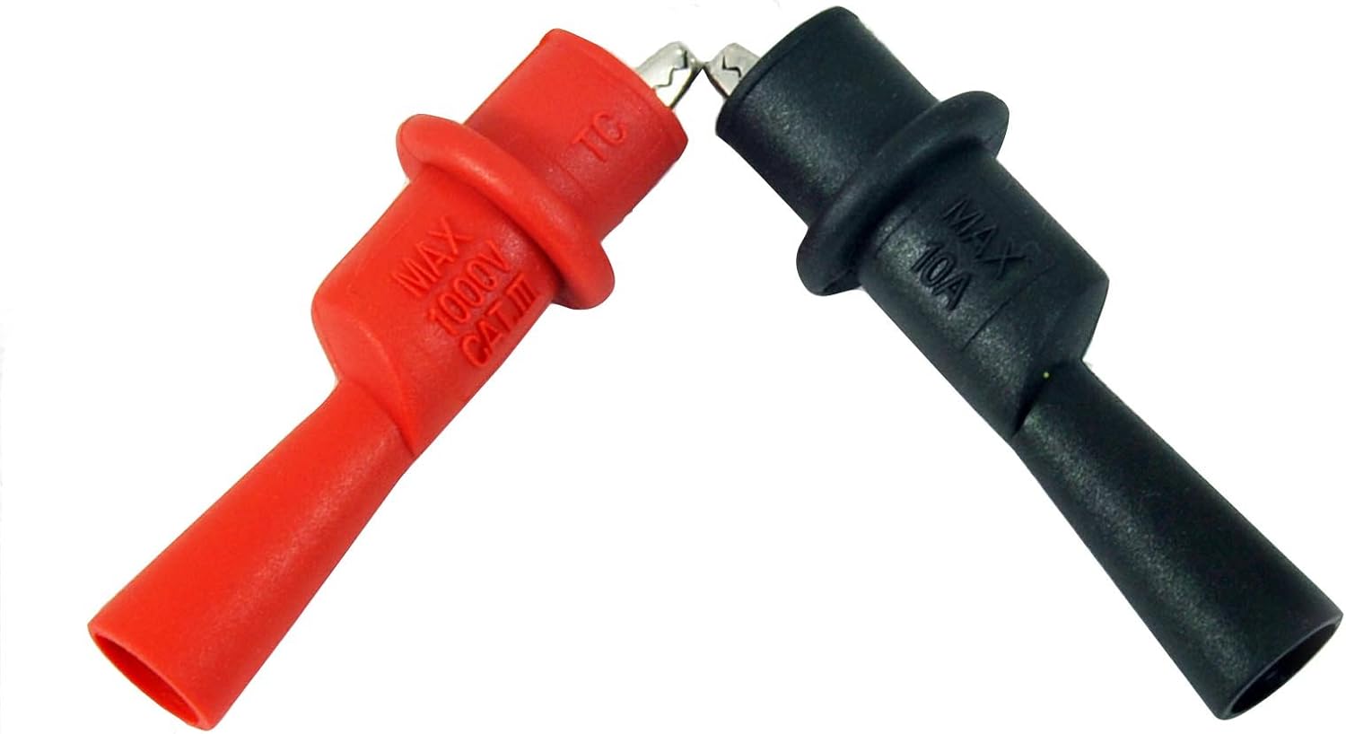 Pushon Alligator Clips for Multimeter Test Lead Test, Measure