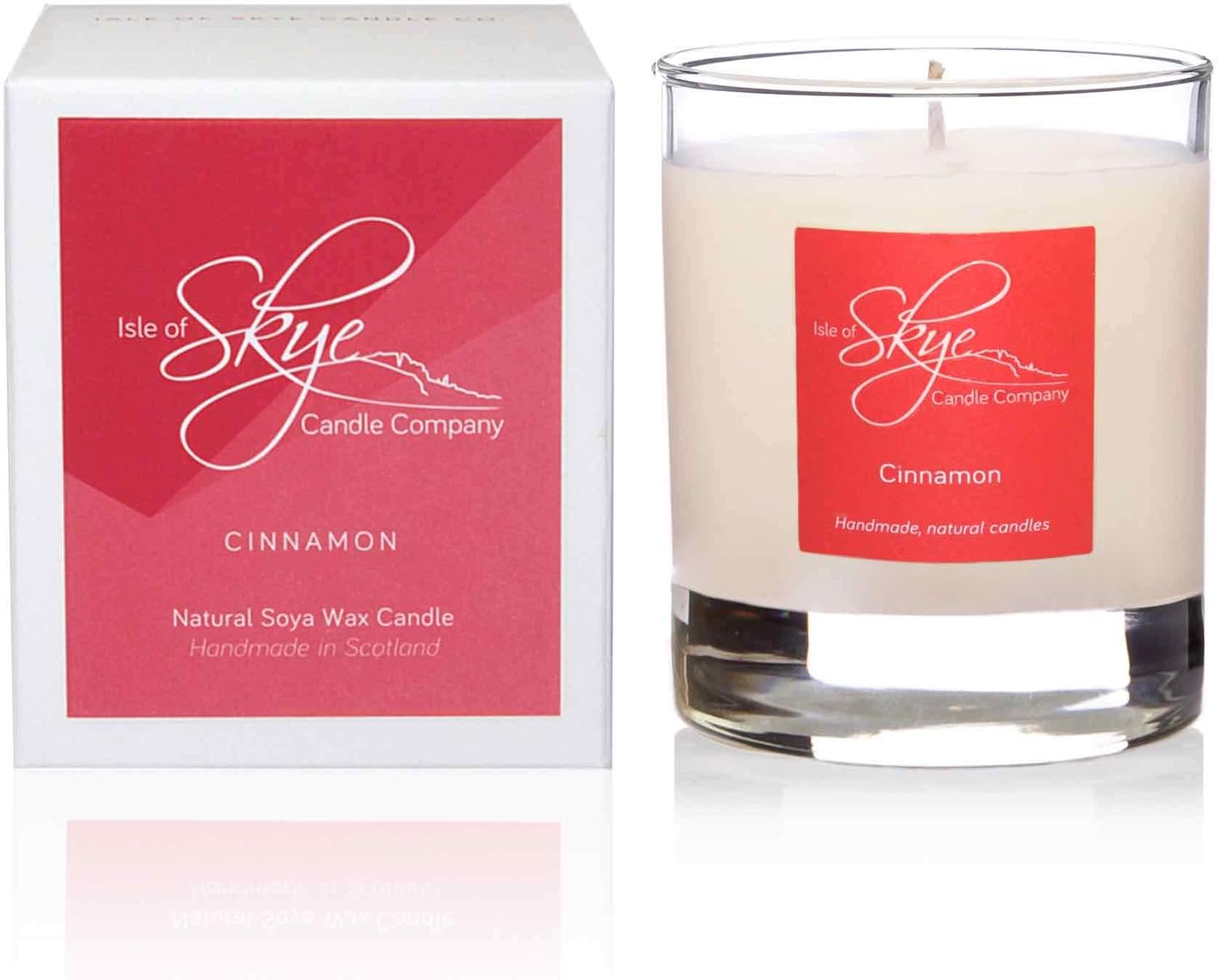 Isle of Skye Candle Company Cinnamon Large Tumbler Candle White