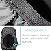 Joy Walker Backpack Rain Cover Waterproof Breathable Suitable for Hiking/Camping/Traveling (black, Middle (for 30-40L backpack))