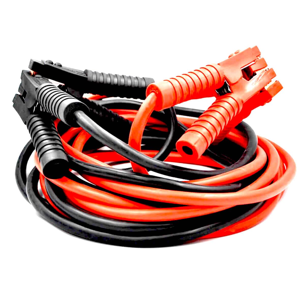 XINCOL A5 Heavy Duty 1-Gauge Ultra 2500A 100% Copper Wire Jumper Cable Booster Cable For Truck Anti-frozon Heat Insulation Jump Leads with Free Carry Bag Size 20ft