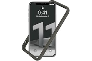 RhinoShield Bumper Case Compatible with [iPhone 11 / XR] | CrashGuard NX - Shock Absorbent Slim Design Protective Cover 3.5M / 11ft Drop Protection - Graphite