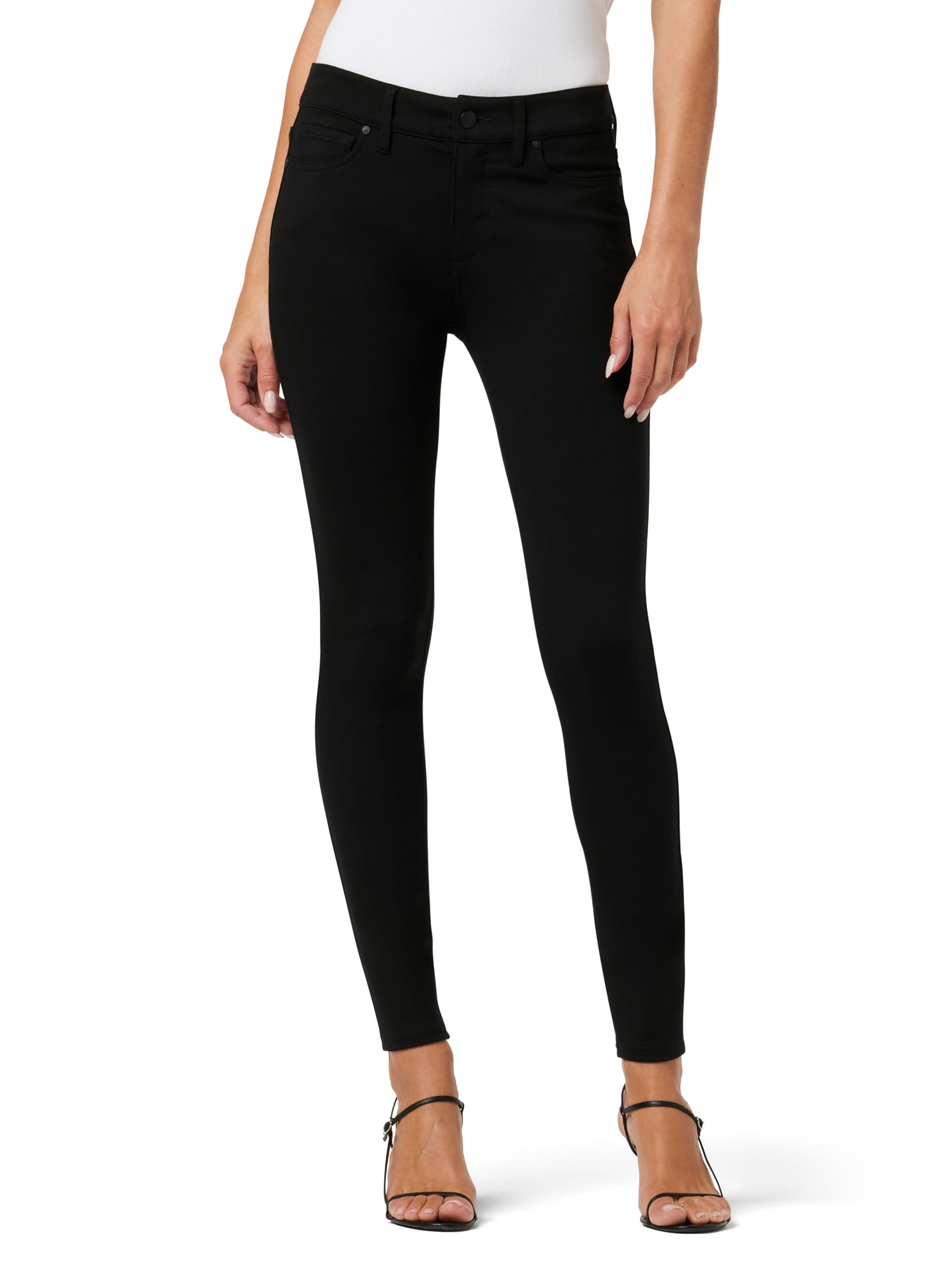 Joe’s Jeans Women’s Icon Midrise Skinny Ankle Jean, Black