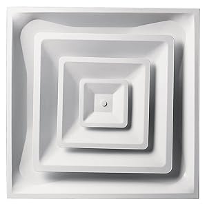 Accord Ventilation ABCD2X2 Ceiling Diffuser, 24" x 24", White