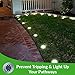 BRIGHTRIGHT Bright Right Solar Outdoor Lights (4 Lights) - White LED Weatherproof Outdoor Ground Lights for Landscape, Garden, Patio, Lawn, Deck, Pathway & Driveway