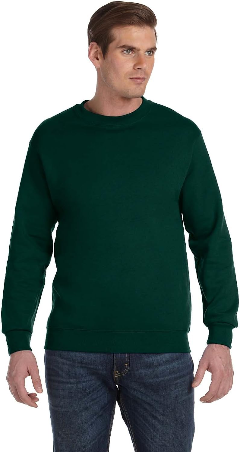 forest green crew neck sweatshirt