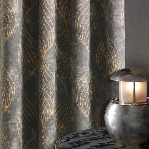 Amazon Com Kgorge Abstract Geometry Print Curtains Noise