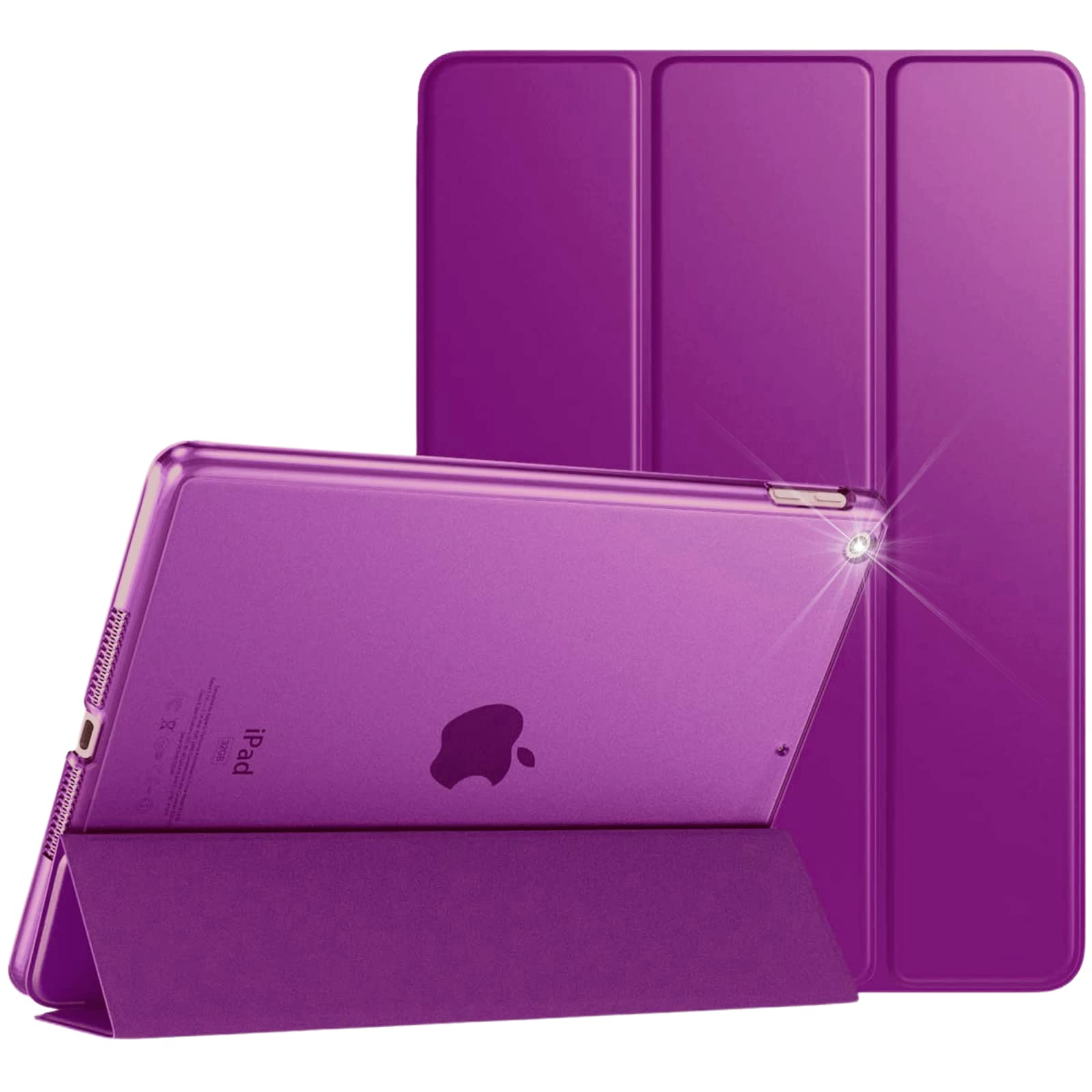 Case for iPad Mini 4th(2015) / Mini 5th(2019) Generation, Smart Magnetic Cover - Auto Wake/Sleep - Mini 4/5 Model No. A1538 / A1550 / A2124 / A2125 / A2126 / A2133 (Purple)