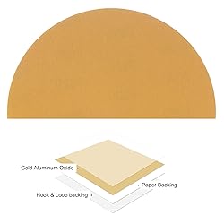 Kozelo 50pcs No Hole Sanding Discs- [ 8 Inch 320