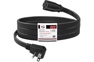 EP 6 Ft Heavy Duty Appliance Extension Cord - 14 Gauge 3 Prong SPT-3 Cable Wire, Ideal for Air Conditioners, Refrigerators, a