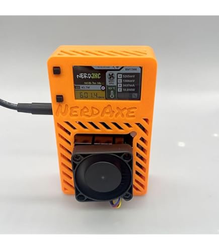 Amazon.com: Orange Color Latest Bitcoin Solo Miner NerdAxe Ultra