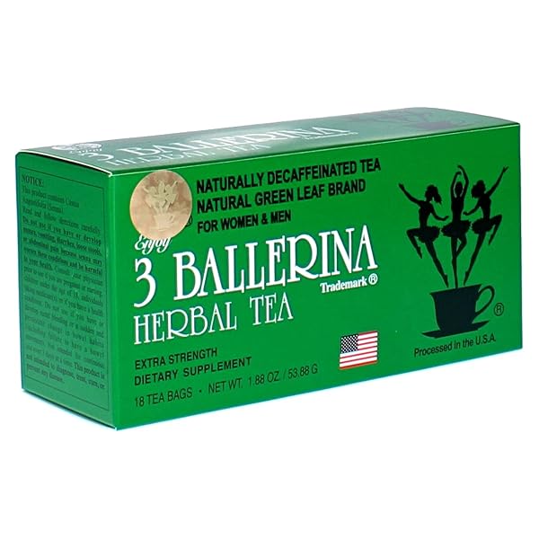 3 BALLERINA TEA DIETERS DRINK, EXTRA STRENGTH, 18-COUNT TEA BAGS