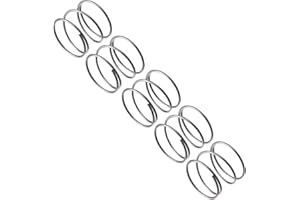 uxcell Compression Spring, 5Pcs 304 Stainless Steel, 30mm OD, 1.6mm Wire Size, 25mm Free Length, Silver Tone