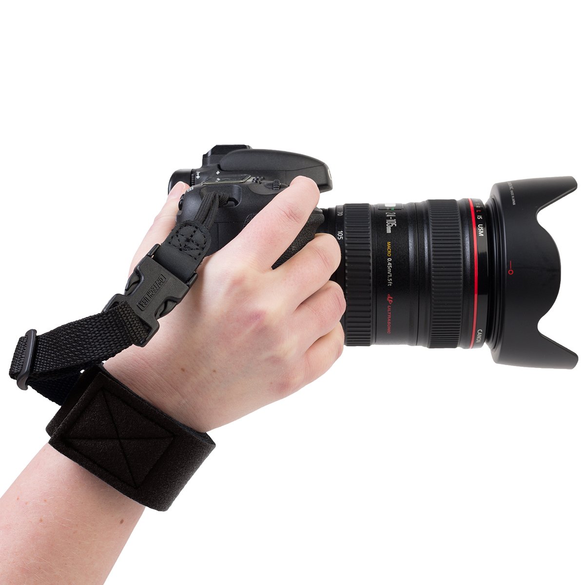 OP/TECH Gotcha Wrist Strap - Black