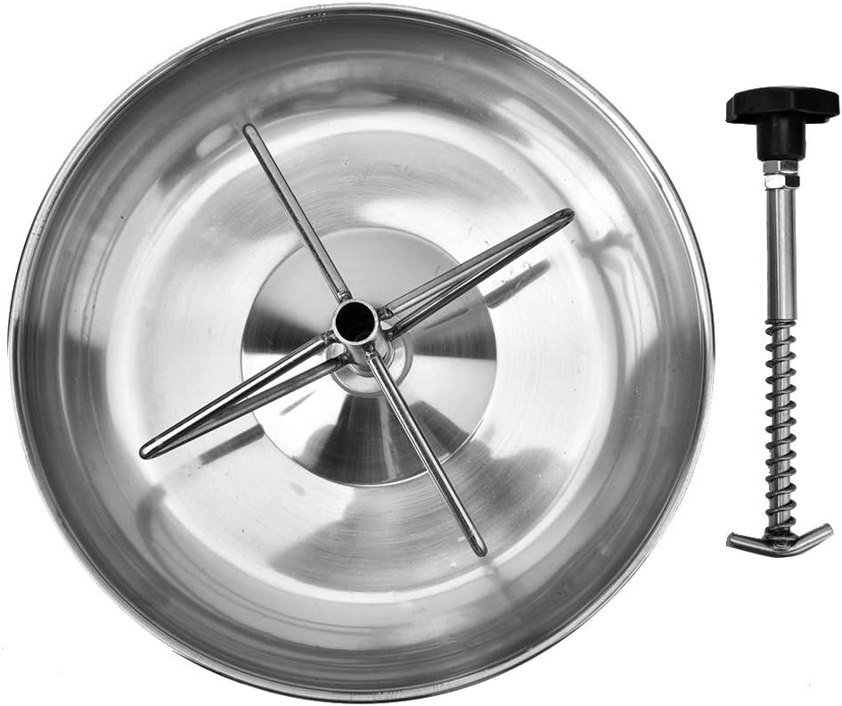 TOPINCN Piglet Feeding Bowl Stainless Steel Piglet Feeding Trough Pig Food Tray Livestock Fodder Bowl for Piglet Sow Milk Feeding