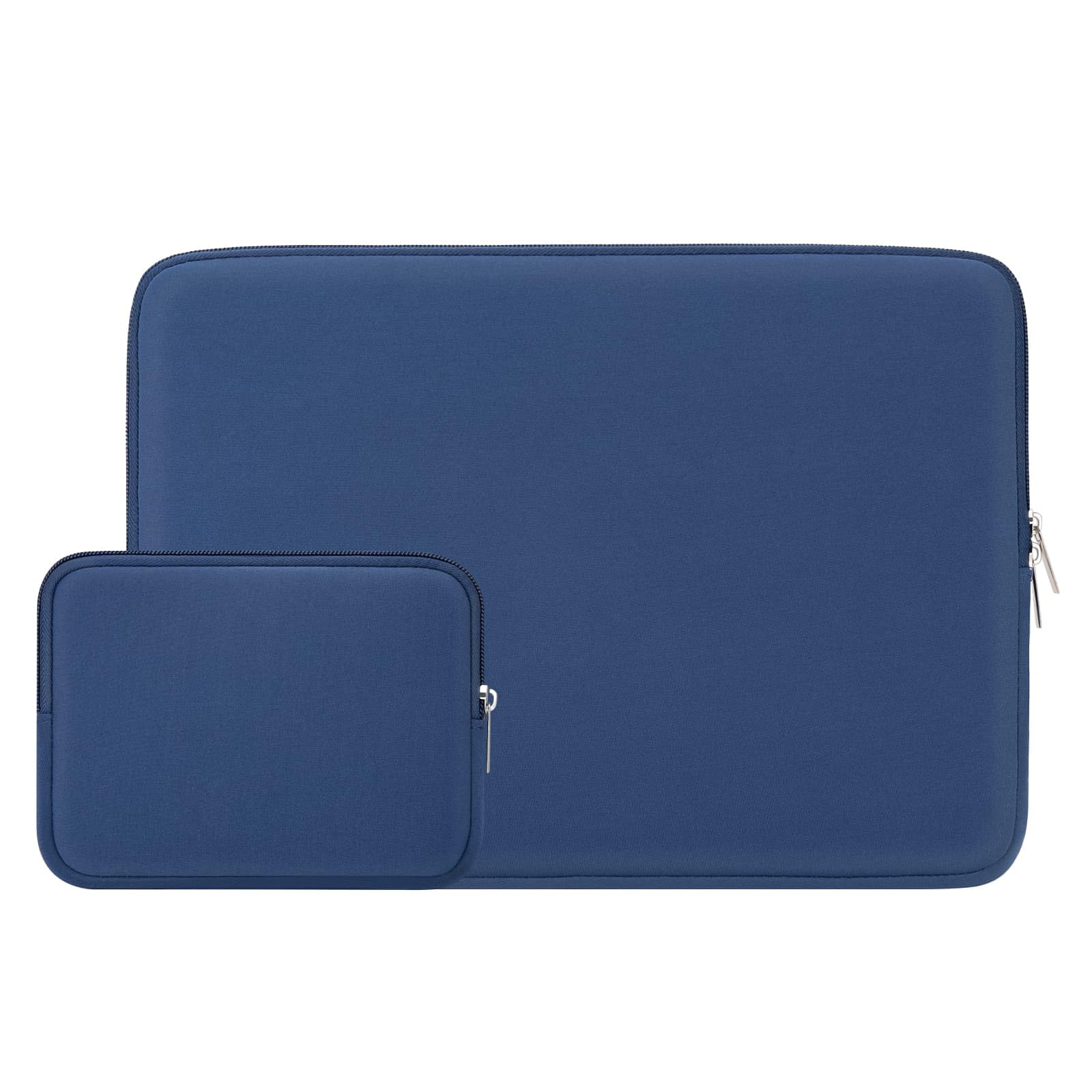 RAINYEAR 16 Inch Laptop Sleeve Protective Soft Case with Accessories Pouch, Compatible with New 16" MacBook M1 M2 M3 M4 M5 Pro/Max for A3428 A3429 A2141 A2485 A2780 A2991 A3403 A3186(Navy Blue)