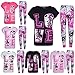Kids Girls Top Love T Shirt & Splash Print Fashion Legging Set Age 5-13 Years